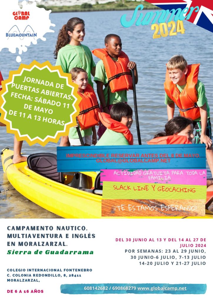 Jornada de puertas abiertas campamento en Moralzarzal 11 de mayo 2024 
