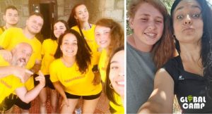 Lúa y Lorena son las coordinadoras del campamento multiaventura de Cercedilla